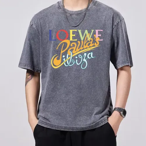 Replica LOEWE T-Shirts Short Sleeved For Men #1429568 $45.00 USD for Wholesale