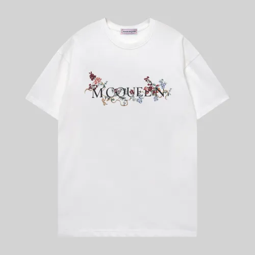 Alexander McQueen T-shirts Short Sleeved For Unisex #1429580 $32.00 USD, Wholesale Replica Alexander McQueen T-shirts