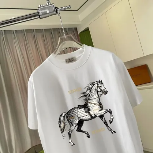 Replica Hermes T-Shirts Short Sleeved For Unisex #1429652 $42.00 USD for Wholesale