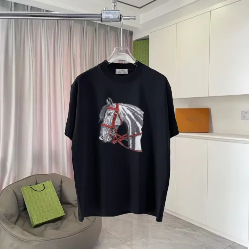 Hermes T-Shirts Short Sleeved For Unisex #1429659 $42.00 USD, Wholesale Replica Hermes T-Shirts