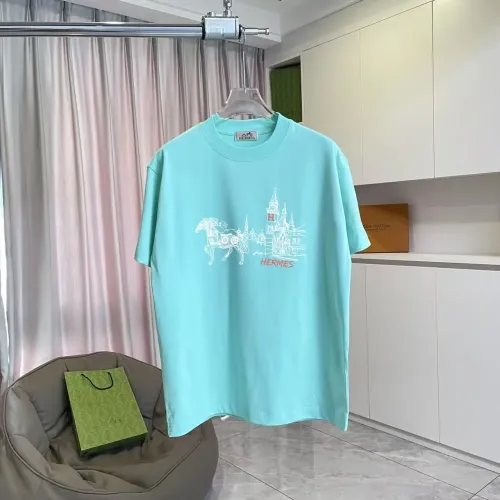 Hermes T-Shirts Short Sleeved For Unisex #1429665 $42.00 USD, Wholesale Replica Hermes T-Shirts