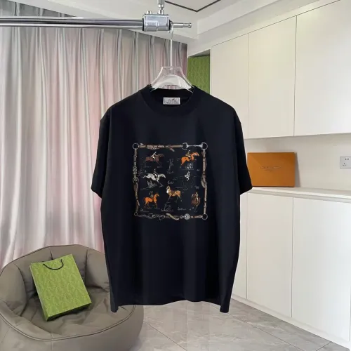 Hermes T-Shirts Short Sleeved For Unisex #1429671 $42.00 USD, Wholesale Replica Hermes T-Shirts