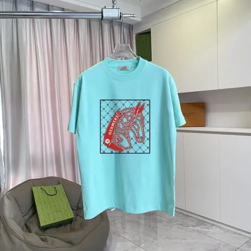 Hermes T-Shirts Short Sleeved For Unisex #1429673 $42.00 USD, Wholesale Replica Hermes T-Shirts