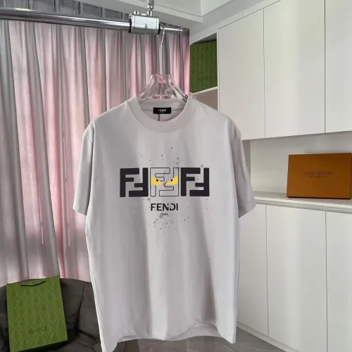 Fendi T-Shirts Short Sleeved For Unisex #1429677 $42.00 USD, Wholesale Replica Fendi T-Shirts
