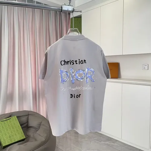 Replica Christian Dior T-Shirts Short Sleeved For Unisex #1429690 $42.00 USD for Wholesale