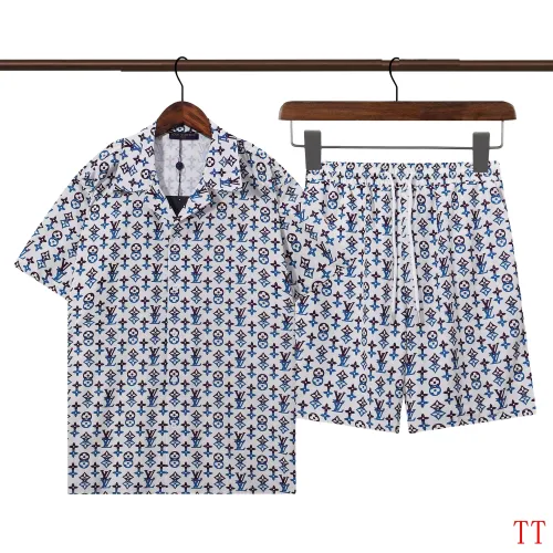 Louis Vuitton LV Tracksuits Short Sleeved For Men #1429968 $52.00 USD, Wholesale Replica Louis Vuitton LV Tracksuits