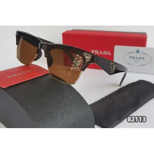 Prada Sunglasses #1430035 $25.00 USD, Wholesale Replica Prada Sunglasses