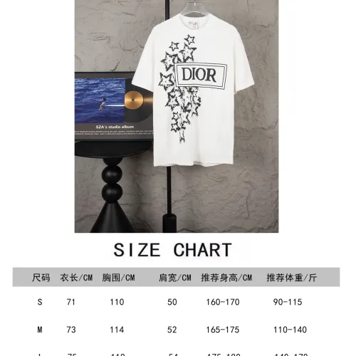 Replica Christian Dior T-Shirts Short Sleeved For Unisex #1430125 $36.00 USD for Wholesale