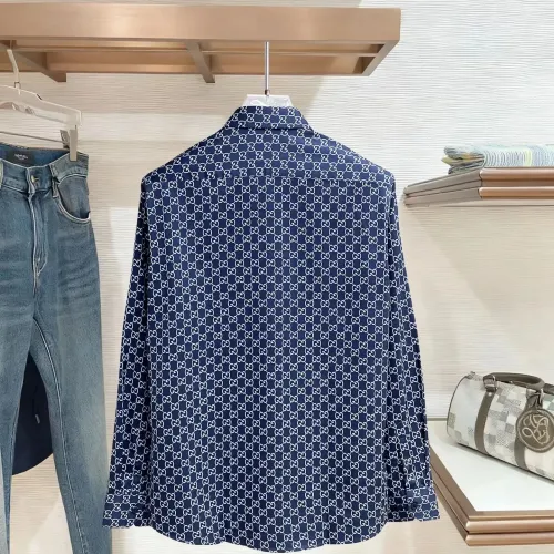 Replica Gucci Shirts Long Sleeved For Men #1430144 $80.00 USD for Wholesale