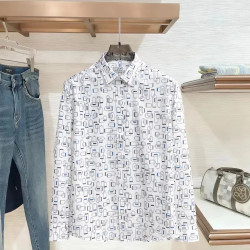 Hermes Shirts Long Sleeved For Men #1430147 $80.00 USD, Wholesale Replica Hermes Shirts