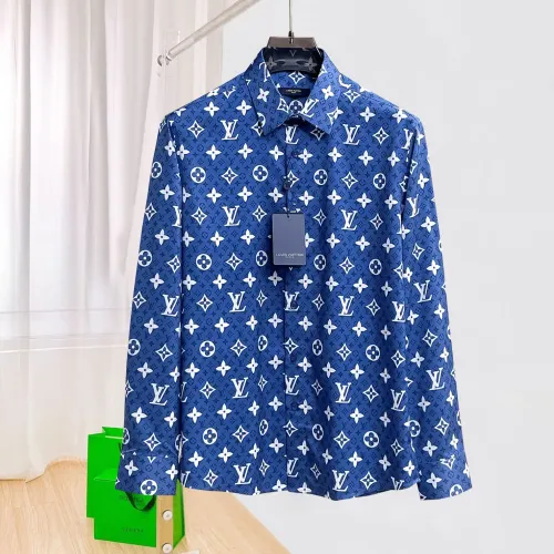 Louis Vuitton LV Shirts Long Sleeved For Men #1430150 $80.00 USD, Wholesale Replica Louis Vuitton LV Shirts