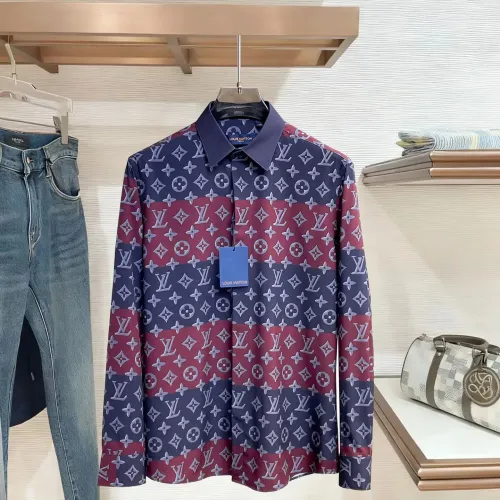 Louis Vuitton LV Shirts Long Sleeved For Men #1430151 $80.00 USD, Wholesale Replica Louis Vuitton LV Shirts