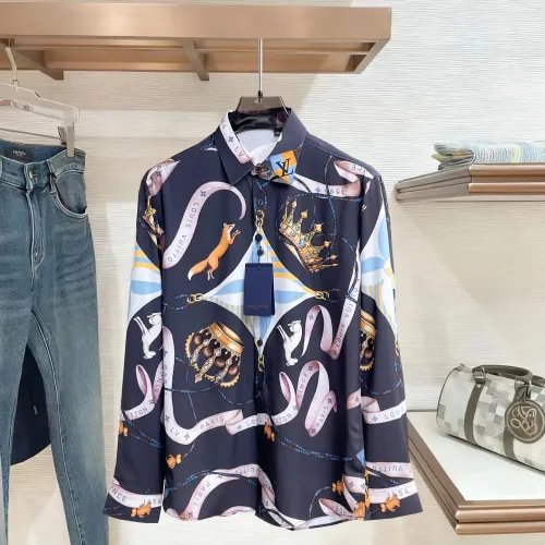 Louis Vuitton LV Shirts Long Sleeved For Men #1430154 $80.00 USD, Wholesale Replica Louis Vuitton LV Shirts