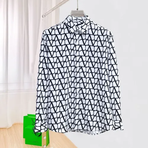 Valentino Shirts Long Sleeved For Men #1430160 $80.00 USD, Wholesale Replica Valentino Shirts