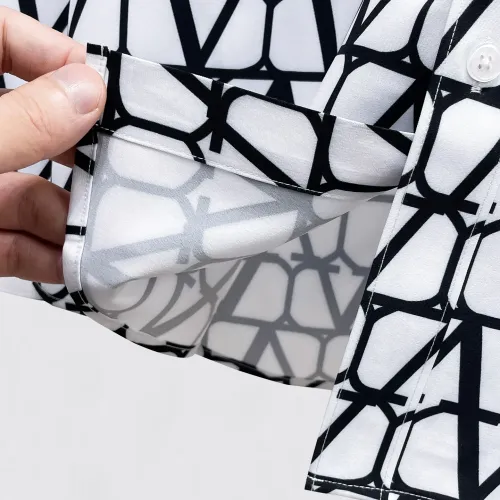 Replica Valentino Shirts Long Sleeved For Men #1430160 $80.00 USD for Wholesale