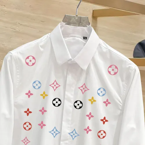 Replica Louis Vuitton LV Shirts Long Sleeved For Men #1430166 $72.00 USD for Wholesale