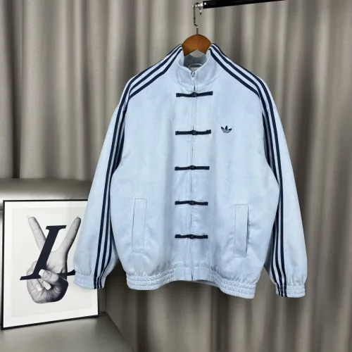 Adidas Jackets Long Sleeved For Unisex #1430251 $56.00 USD, Wholesale Replica Adidas Jackets