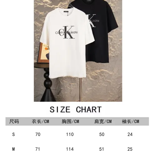 Replica Calvin Klein CK T-Shirts Short Sleeved For Unisex #1430283 $34.00 USD for Wholesale