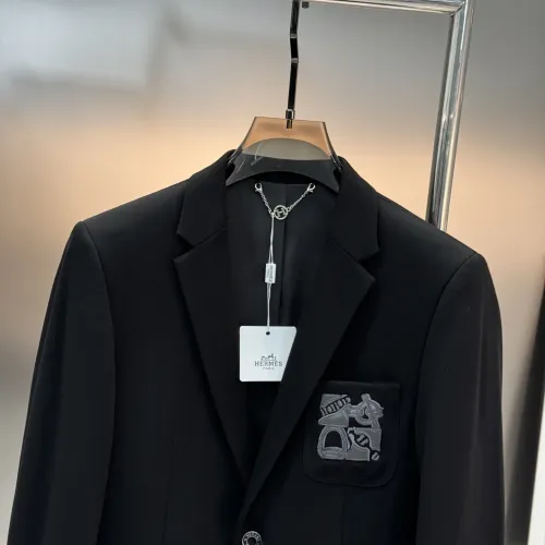 Replica Hermes Jackets Long Sleeved For Men #1430332 $132.00 USD for Wholesale