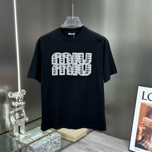 MIU MIU T-Shirts Short Sleeved For Men #1430380 $82.00 USD, Wholesale Replica MIU MIU T-Shirts