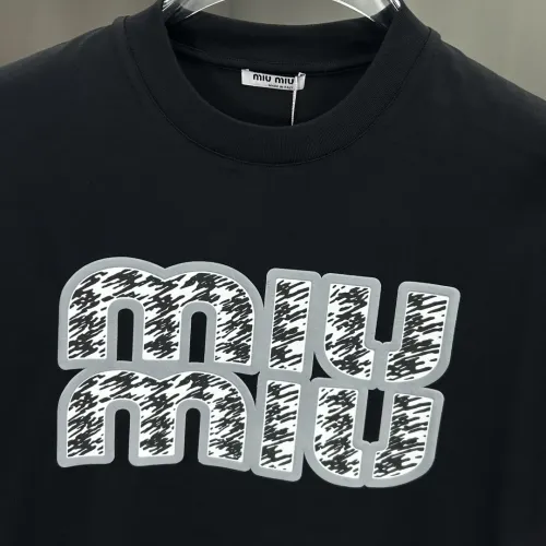 Replica MIU MIU T-Shirts Short Sleeved For Men #1430380 $82.00 USD for Wholesale