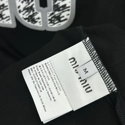 Replica MIU MIU T-Shirts Short Sleeved For Men #1430380 $82.00 USD for Wholesale