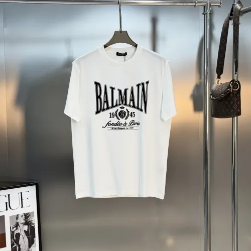 Balmain T-Shirts Short Sleeved For Men #1430381 $76.00 USD, Wholesale Replica Balmain T-Shirts