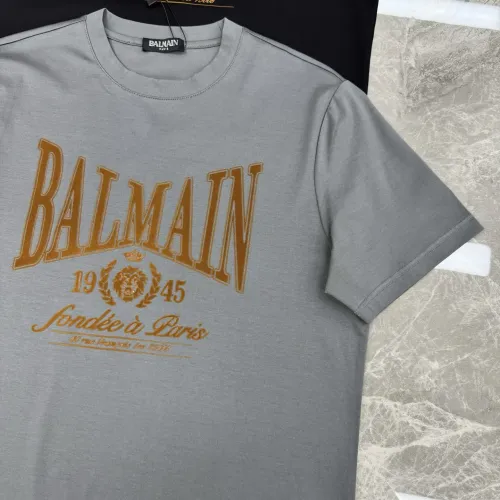 Replica Balmain T-Shirts Short Sleeved For Men #1430382 $76.00 USD for Wholesale