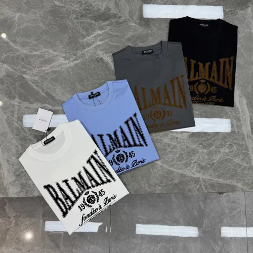 Replica Balmain T-Shirts Short Sleeved For Men #1430382 $76.00 USD for Wholesale