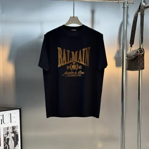 Balmain T-Shirts Short Sleeved For Men #1430383 $76.00 USD, Wholesale Replica Balmain T-Shirts