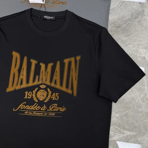 Replica Balmain T-Shirts Short Sleeved For Men #1430383 $76.00 USD for Wholesale