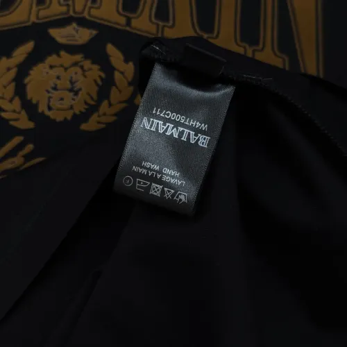 Replica Balmain T-Shirts Short Sleeved For Men #1430383 $76.00 USD for Wholesale