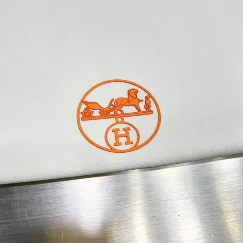 Replica Hermes T-Shirts Short Sleeved For Men #1430440 $56.00 USD for Wholesale