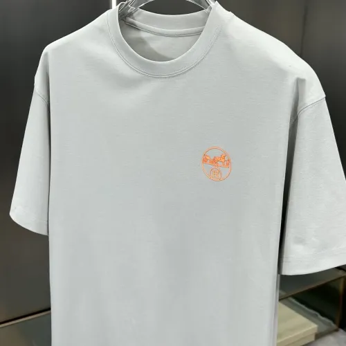 Replica Hermes T-Shirts Short Sleeved For Men #1430441 $56.00 USD for Wholesale