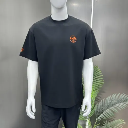 Replica Hermes T-Shirts Short Sleeved For Men #1430442 $56.00 USD for Wholesale