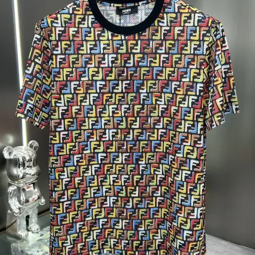 Fendi T-Shirts Short Sleeved For Men #1430475 $64.00 USD, Wholesale Replica Fendi T-Shirts