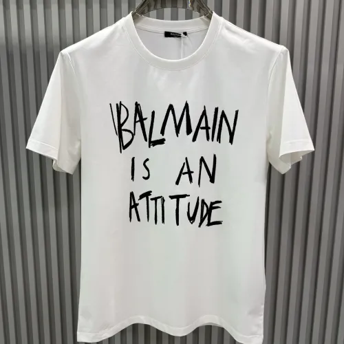 Balmain T-Shirts Short Sleeved For Unisex #1430505 $72.00 USD, Wholesale Replica Balmain T-Shirts