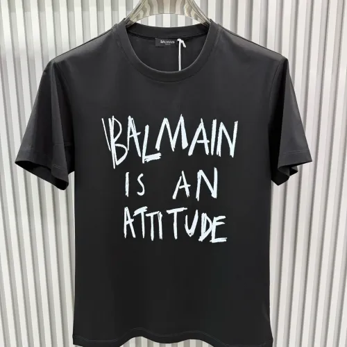 Balmain T-Shirts Short Sleeved For Unisex #1430506 $72.00 USD, Wholesale Replica Balmain T-Shirts
