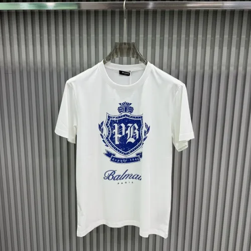 Balmain T-Shirts Short Sleeved For Unisex #1430518 $72.00 USD, Wholesale Replica Balmain T-Shirts