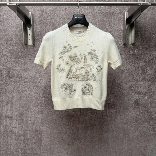 Christian Dior T-Shirts Short Sleeved For Women #1430692 $92.00 USD, Wholesale Replica Christian Dior T-Shirts