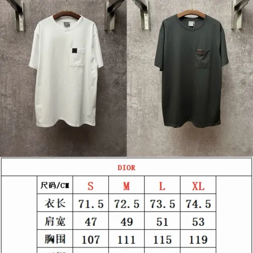 Replica Christian Dior T-Shirts Short Sleeved For Unisex #1430701 $42.00 USD for Wholesale