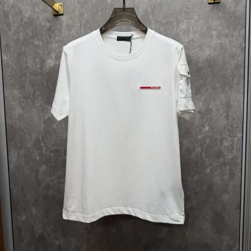 Prada T-Shirts Short Sleeved For Men #1430710 $88.00 USD, Wholesale Replica Prada T-Shirts