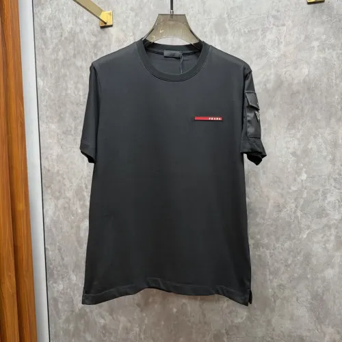 Prada T-Shirts Short Sleeved For Men #1430712 $88.00 USD, Wholesale Replica Prada T-Shirts