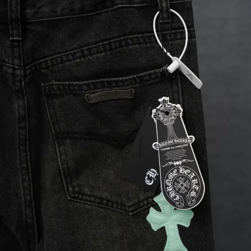 Replica Chrome Hearts Jeans For Men #1430743 $48.00 USD for Wholesale