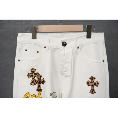 Replica Chrome Hearts Jeans For Men #1430762 $48.00 USD for Wholesale