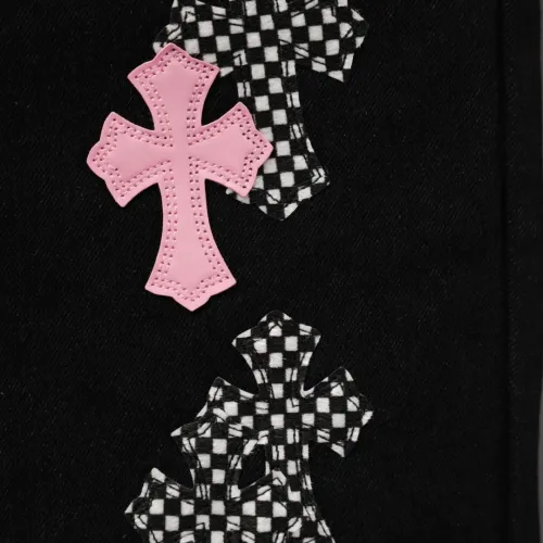 Replica Chrome Hearts Jeans For Men #1430777 $52.00 USD for Wholesale