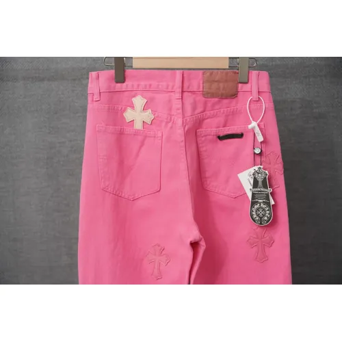 Replica Chrome Hearts Jeans For Men #1430783 $52.00 USD for Wholesale