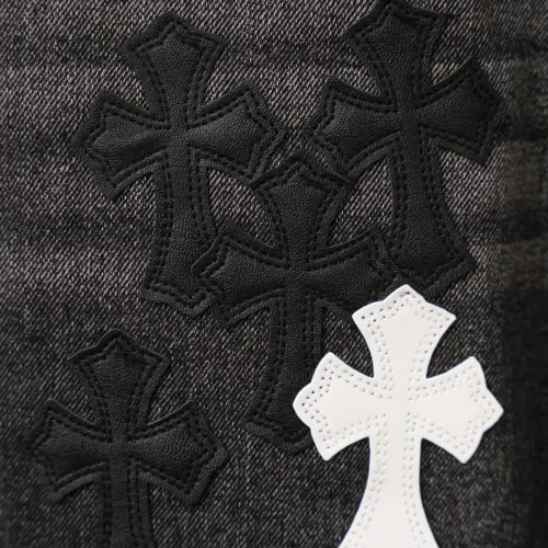 Replica Chrome Hearts Jeans For Men #1430786 $56.00 USD for Wholesale