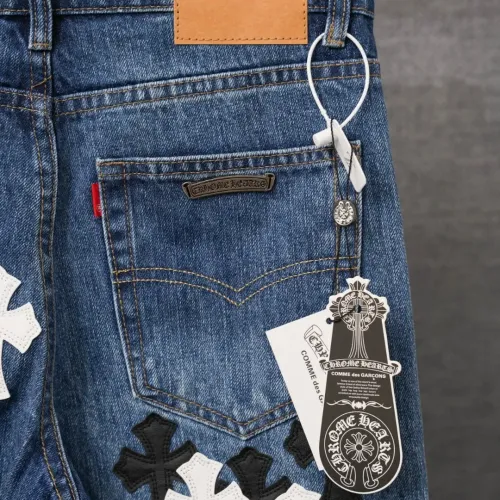 Replica Chrome Hearts Jeans For Men #1430790 $56.00 USD for Wholesale