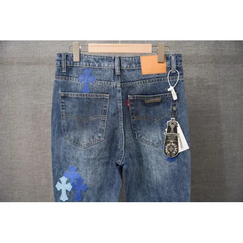 Replica Chrome Hearts Jeans For Men #1430793 $56.00 USD for Wholesale